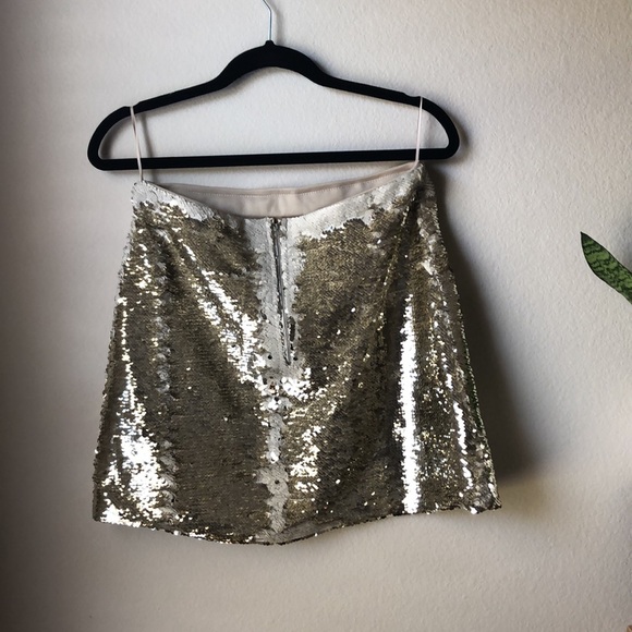 Sequin Gold Skirt - Picture 6 of 6